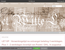 Tablet Screenshot of hetwitteluik-shop.nl